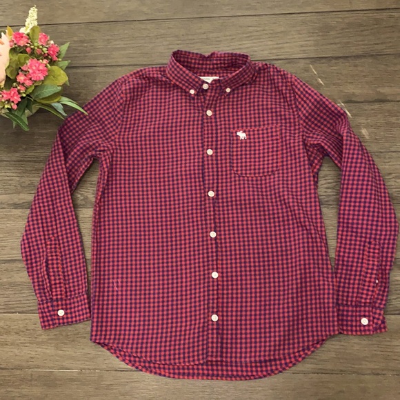 Boys button down dress shirt Abercrombie Kids - Picture 1 of 10